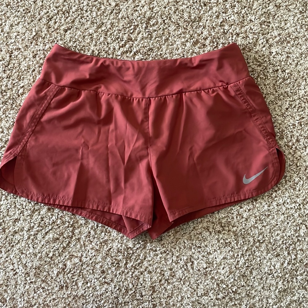 Nike Rust Red Running Shorts women’s size medium